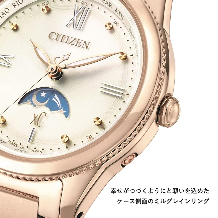 【希少品　美品　新品電池】3217 CITIZEN　XC　リング時計　925　銀 希少品 美品 新品電池】3217 CITIZEN XC リング時計 925 銀